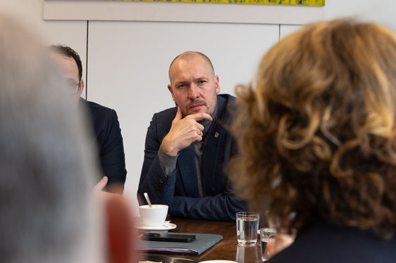 David Möller, ehemaliger Rodler und Silbermedaillengewinner 2010, ist seit Mai 2025 Staatsekretär für Sport und Ehrenamt in Thüringen. (Foto: LPA/Hannes Wisthaler)