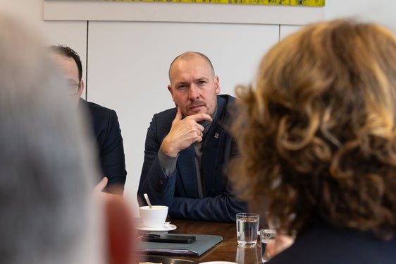 David Möller, ex slittinista e medaglia d'argento nel 2010, è dal maggio 2025 segretario di Stato per lo Sport e il volontariato in Turingia. (Foto: USP/Hannes Wisthaler)