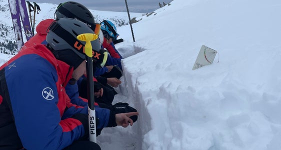 Sempre all'erta (nella foto, rilievi in campo per aspiranti soccorritori a San Martino/Val Sarentino): 144 bollettini valanghe hanno fornito informazioni sulla situazione corrente delle valanghe nell'Euregio Tirolo-Alto Adige-Trentino nell'inverno 2024/25. (Foto: USP/Ufficio Meteorologia e prevenzione valanghe)