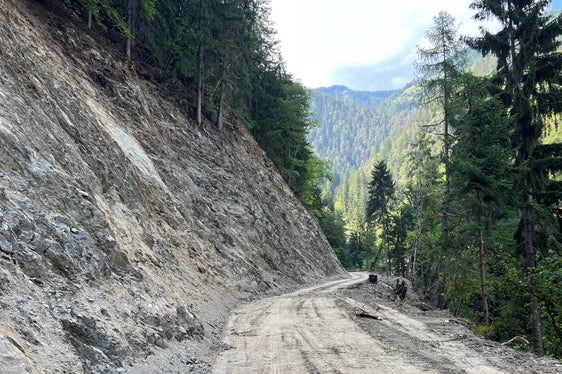 La deviazione sulla strada provinciale 9 resterà attiva fino al prossimo autunno. (Foto: Ripartizione infrastrutture)