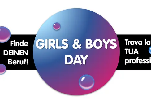 Il logo della campagna di sensibilizzazione Girls and Boys Day. (Immagine: USP/Ufficio Orientamento scolastico e professionale)