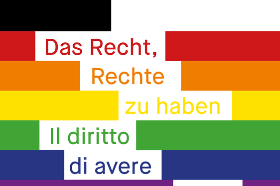 Die Plakatkampagne des Jahres 2023 steht unter dem Motto Das Recht Rechte zu haben. (Foto: LPA)
