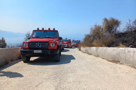 Die Unterstützung aus Südtirol wurde am Abend des 11. August aktiviert und startete am 12. August. (Foto: LPA/Berufsfeuerwehr Bozen)