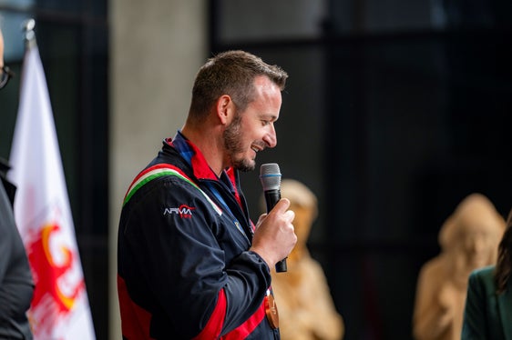 Dominik Paris ha conquistato ai Giochi olimpici invernali di Milano Cortina la prima medaglia olimpica della sua carriera. (Foto: USP/Manuela Tessaro)