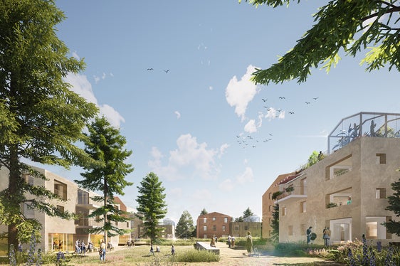 Il progetto Pioneers of Eppan di feld72 che nel 2022 ha vinto il concorso di idee per la valorizzazione dell'ex area militare (Foto: ASP/feld72.at)