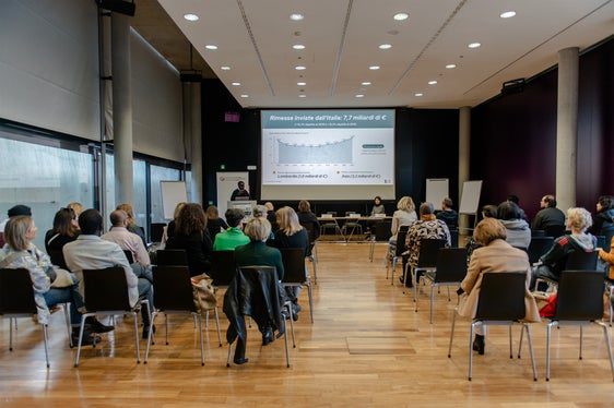 Die heutige Präsentation von Einwanderungsdaten für Südtirol und Italien (Foto: LPA/Claudia Corrent)