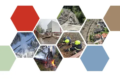 Druckfrisch: der Bericht der Dokumentation der Naturereignisse in Südtirol im Jahr 2024 (Foto: LPA/Landeswarnzentrum)