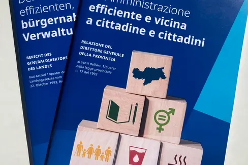 Il direttore generale della Provincia, Alexander Steiner, ha presentato la sua relazione d’attività che comprende misure per incrementare l'efficienza dell'amministrazione provinciale (Foto: ASP)