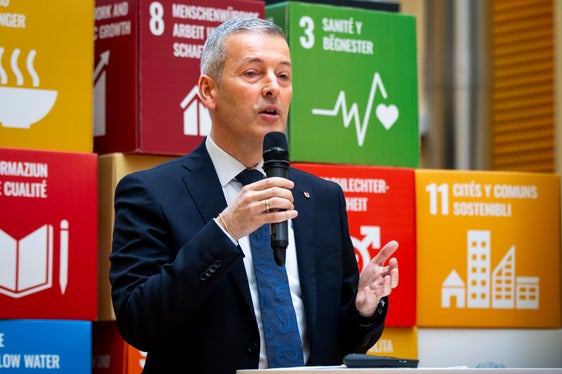 Es ist wichtig, dass wir die Menschen mitnehmen: Auf dem Weg Richtung Klimaneutralität braucht es politische Entscheidungen, aber auch einen Kulturwandel, ist Landesrat Peter Brunner überzeugt. (Foto: LPA/Fabio Brucculeri)