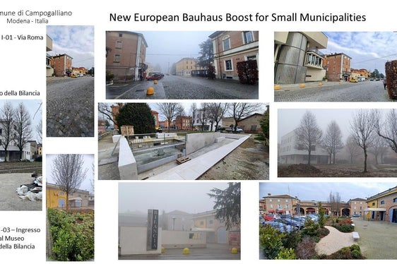 Als kleinere Gemeinde hat sich Campogalliano um den New European Bauhaus-Preis beworben und überzeugte mit einem Projekt, das die innovative und nacchaltige Neugestaltung eines öffentlichen Raums vorsah. (Foto: New European Bauhaus)