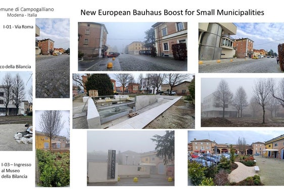 Als kleinere Gemeinde hat sich Campogalliano um den New European Bauhaus-Preis beworben und überzeugte mit einem Projekt, das die innovative und nacchaltige Neugestaltung eines öffentlichen Raums vorsah. (Foto: New European Bauhaus)