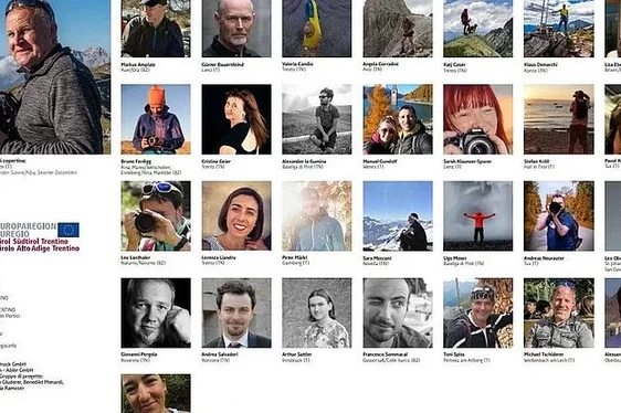 Die Hobbyfotografen und Hobbyfotografinnen, die den Euregio-Kalender 2023 mitgestaltet haben (Foto: Euregio)