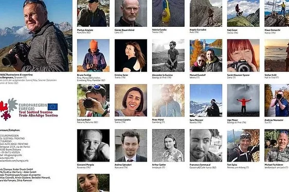 I fotografi amatoriali che hanno contribuito alla realizzazione del calendario Euregio del 2023 (Foto: ASP/Euregio)