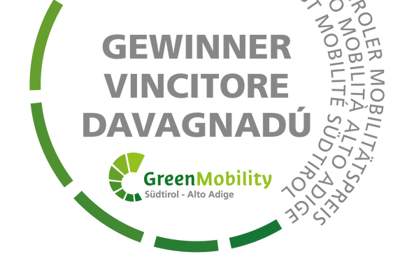 Assegno per i vincitori del Premio Mobilità Alto Adige 2021