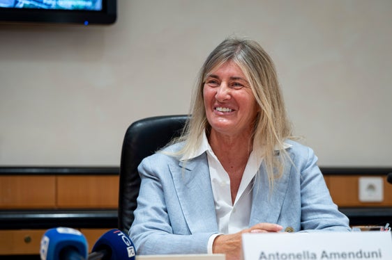 Die Unterzeichnung der Konzession sei ein wichtiger Schritt für die Acciaierie Valbruna, sagte Geschäftsführerin Antonella Amenduni Gresele. (Foto: LPA/Fabio Brucculeri)