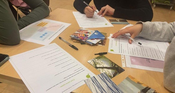 Workshops zu Lebensentwürfen (im Bild) sind Teil der Angebotspalette des Amtes für Ausbildungs- und Berufsberatung (LPA/Amt für Ausbildungs- und Berufsberatung)