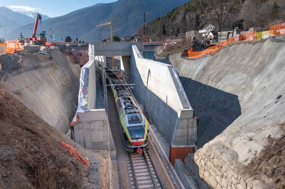 Tre giorni di test, prima di riaprire la ferrovia della Val Pusteria martedì 27 gennaio. (Foto: USP/Greta Stuefer)