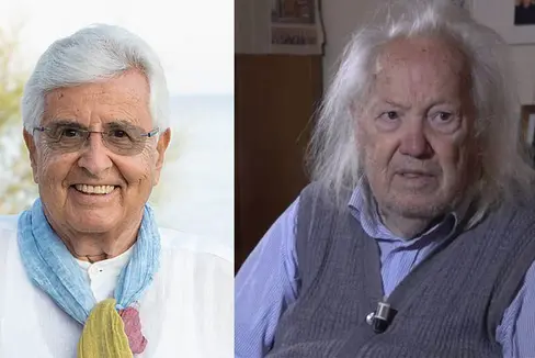 Erich Innerebner ist am 8. Jänner, Robert Scherer am 11. Jänner verstorben. Südtiroler verliert damit laut Kulturlandesrat Philipp Achammer zwei Persönlichkeiten, die Südtirols Kunst- und Kulturlandschaft mitgeprägt haben. (Collage: LPA)