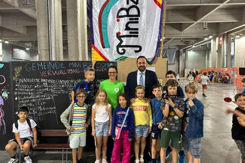 Il vicepresidente Galateo in visita a MiniBz (Foto: ASP/Dipartimento cultura italiana)