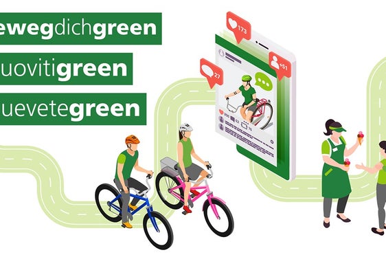 An sieben Tagen können sich alle Südtirolerinnen und Südtiroler bei verschiedenen „Challenges“ von der Alltagstauglichkeit ihres Fahrrades überzeugen und bekommen als Belohnung ein Eis. (Foto: LPA/Green Mobility)