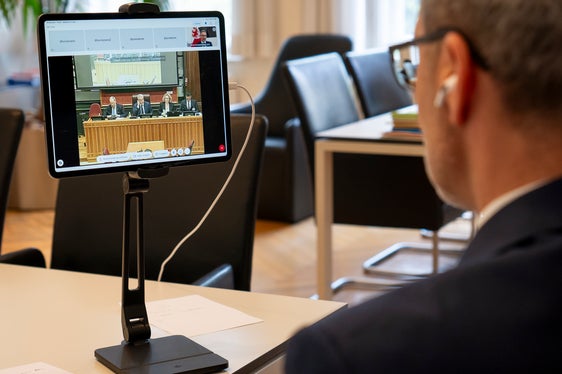 Assieme al presidente Kompatscher hanno preso parte all’audizione Marco Marsilio (presidente della Regione Abruzzo) e Luca Zaia (presidente della Regione Veneto). (Foto: ASP/Fabio Brucculeri)