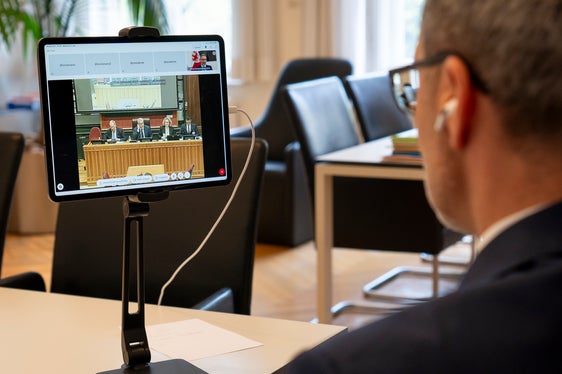 Assieme al presidente Kompatscher hanno preso parte all’audizione Marco Marsilio (presidente della Regione Abruzzo) e Luca Zaia (presidente della Regione Veneto). (Foto: ASP/Fabio Brucculeri)