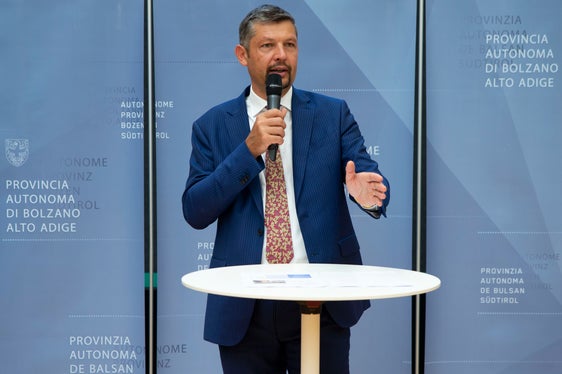 L'assessore provinciale alla Mobilità, Daniel Alfreider (Foto ASP/Fabio Brucculeri)