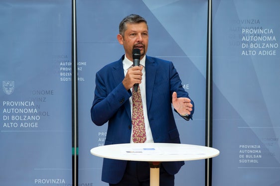 L'assessore provinciale alla Mobilità, Daniel Alfreider (Foto ASP/Fabio Brucculeri)