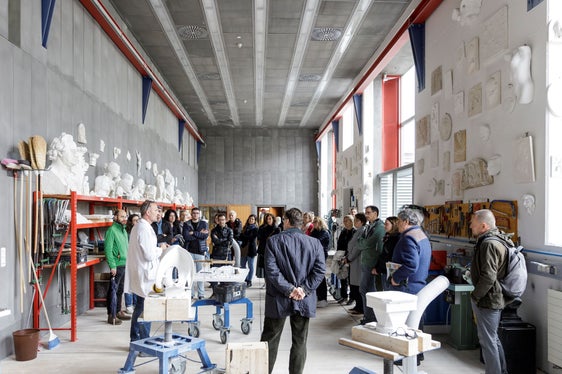 Il tour del marmo a Lasa durante il quale sono stati presentati i progetti di piccole e medie dimensioni dell'area CLLD Terra Raetica del programma Interreg Italia-Austria 2014-2020 (Foto: ASP/Tiberio Sorvillo)