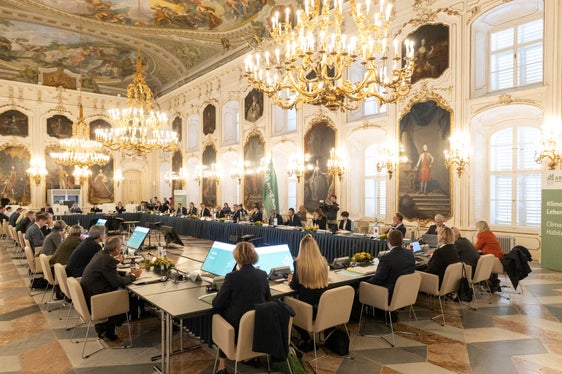 La Conferenza dei Capi di Governo nella Sala dei Giganti della Hofburg di Innsbruck (Foto: Land Tirol/Die Fotografen)