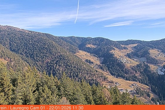 La webcam di Lauregno offre immagini suggestive della Val di Non altoatesina. (Foto: RAS)