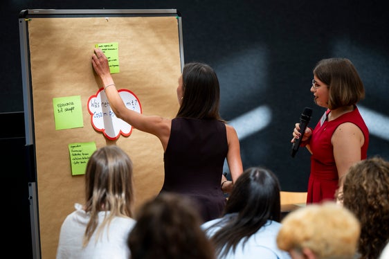L'incontro è servito anche a raccogliere feedback positivi (e negativi) sui tirocini. (Foto: USP/Fabio Brucculeri)