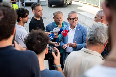 Beim Presspoint am Donnerstag, 6. August, um 15.30 Uhr am Gerichtsplatz in Bozen informiert Landesrat Christian Bianchi über den Stand der Arbeiten am Gerichtsgebäude. (Foto: LPA/Fabio Brucculeri)