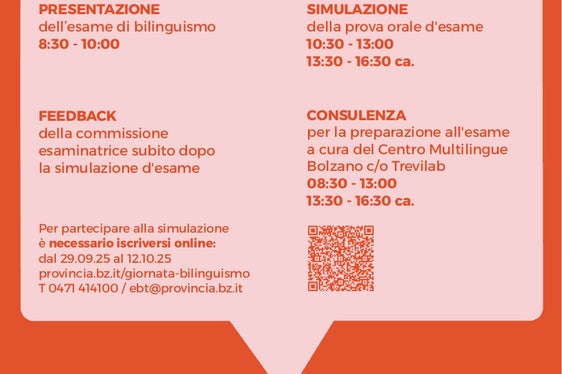 Gli esercizi sono organizzati per livello e possono essere svolti in tedesco o in italiano. Subito dopo, la commissione d'esame fornisce un feedback che fornisce preziosi suggerimenti per l'esame vero e proprio. (Fonte: Servizio esami di bi- e trilinguismo)