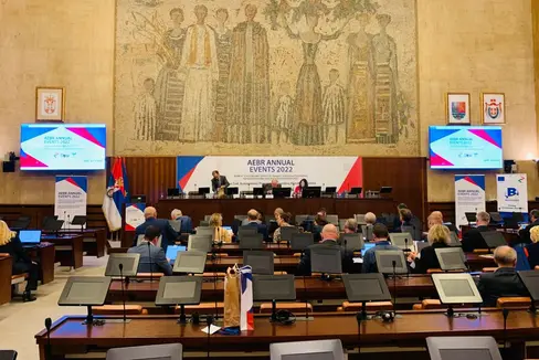 L'assemblea generale dell'AGEG a Novi Sad, in Serbia (Foto: Euregio)
