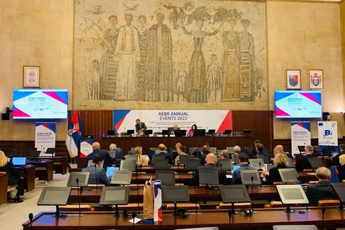 L'assemblea generale dell'AGEG a Novi Sad, in Serbia (Foto: Euregio)