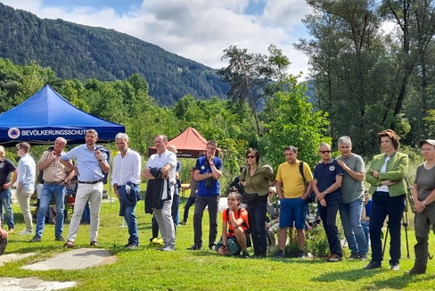 Al termine dei lavori nel biotopo Ilistra lungo la Rienza, oggi (29 luglio) inaugurazione ufficiale con gli assessori provinciali Schuler, Hochgruber Kuenzer e Alfreider (Foto: ASP/Maja Clara)