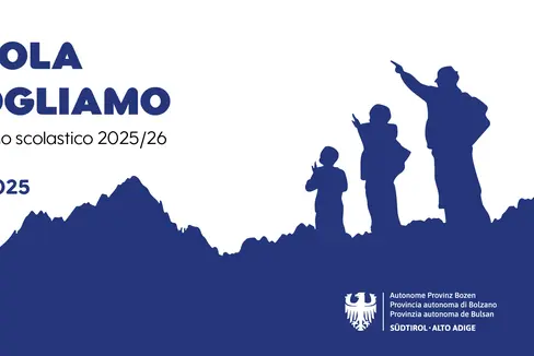 All'inaugurazione del nuovo anno scolastico per le scuole di lingua italiana interverranno il vicepresidente Marco Galateo e il sovrintendente Vincenzo Gullotta, nonché studenti e studentesse della scuola italiana in Alto Adige. (Grafica: USP)