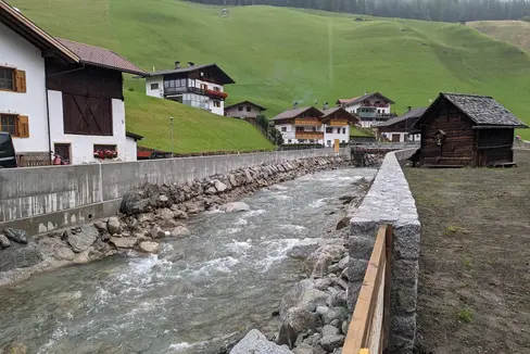 L'Aurino a Predoi (Foto: ASP/Agenzia per la Protezione civile)