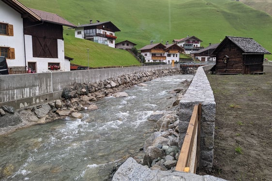 L'Aurino a Predoi (Foto: ASP/Agenzia per la Protezione civile)