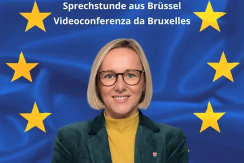 Europa-Landesrätin Magdalena Amhof bietet im Zuge ihres Brüssel-Besuchs eine Online-Sprechstunde an. (Foto: LPA)