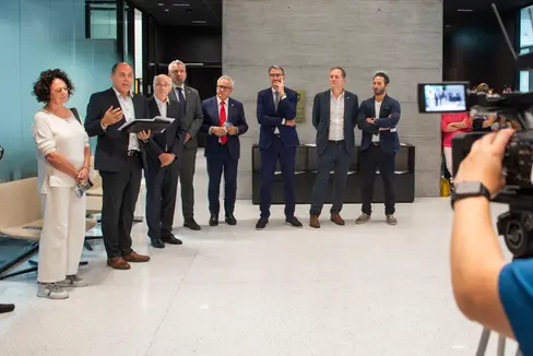 Cerimonia di inaugurazione della nuova sede della Ripartizione personale della Provincia in via Renon 5 a Bolzano (Foto: ASP/F. Brucculeri)