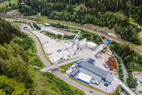 Il cantiere del tunnel di base del Brennero (Foto: ASP)