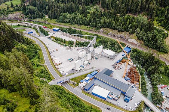 Il cantiere del tunnel di base del Brennero (Foto: ASP)
