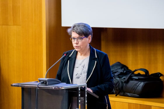 La presidente della Libera Università di Bolzano, professoressa Ulrike Tappeiner (Foto: unibz/Bampa)