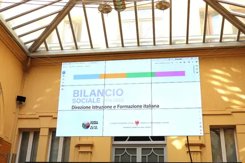 Oggi nel cortile interno di Palazzo Widmann è stato presentato il Bilancio sociale della Direzione Istruzione e Formazione italiana, il documento che racconta il mondo dell’istruzione e formazione offrendo informazioni trasparenti sulla gestione delle strutture e delle risorse. (Foto: ASP/Crocco)