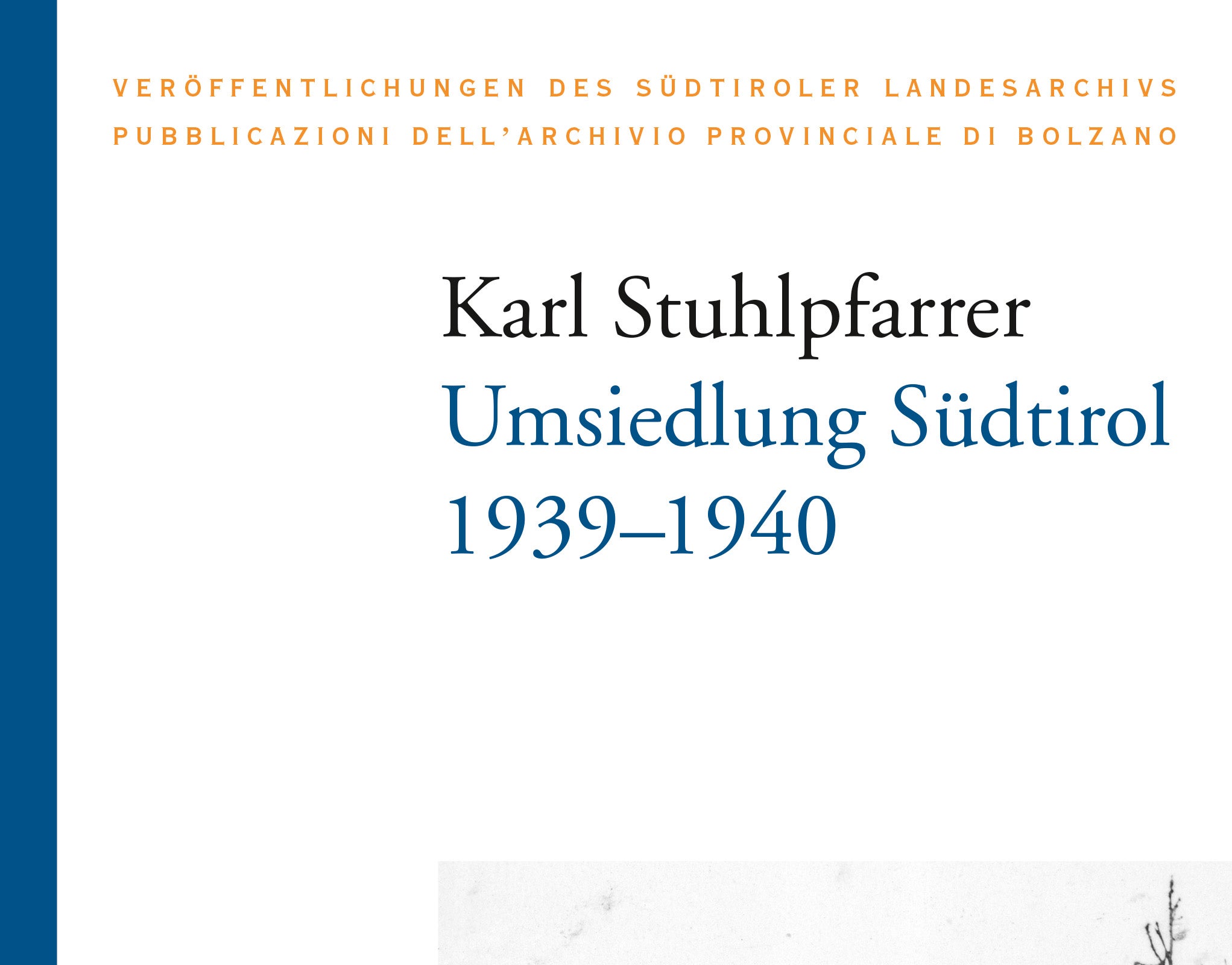 La copertina del ponderoso volume di Stuhlpfarrer (Foto: Archivio provinciale)