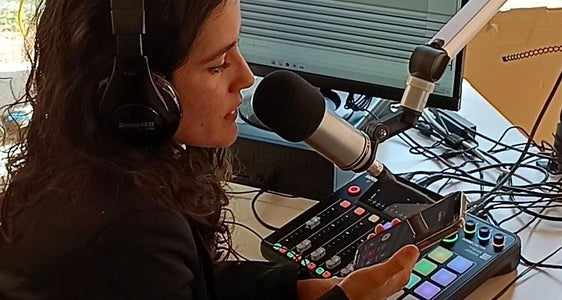 Podcast in fase di realizzazione: registrazioni di storie sull'Anno dei Musei dell'Euregio 2025 secondo il motto “guardare oltre” (Foto: Euregio)