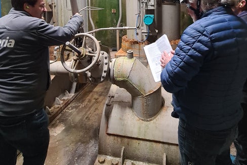 Überwachung: Stauanlagen werden regelmäßig kontrolliert und überprüft (Foto: LPA/Landesamt für Hydrologie und Stauanlagen in der Agentur für Bevölkerungsschutz)