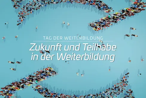 Am 3. Oktober findet der Tag der Weiterbildung zum Thema Zukunft und Teilhabe in der Weiterbildung im Forum Brixen statt. (Grafik: Amt für Weiterbildung und Sprachen)